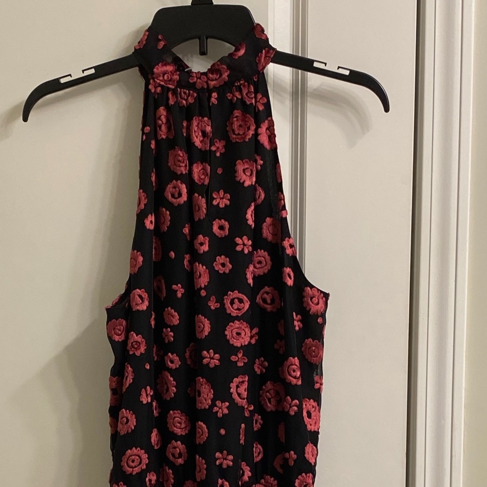 Ramy Brook "Naima" velvet burnout cocktail dress. - Picture 9 of 16